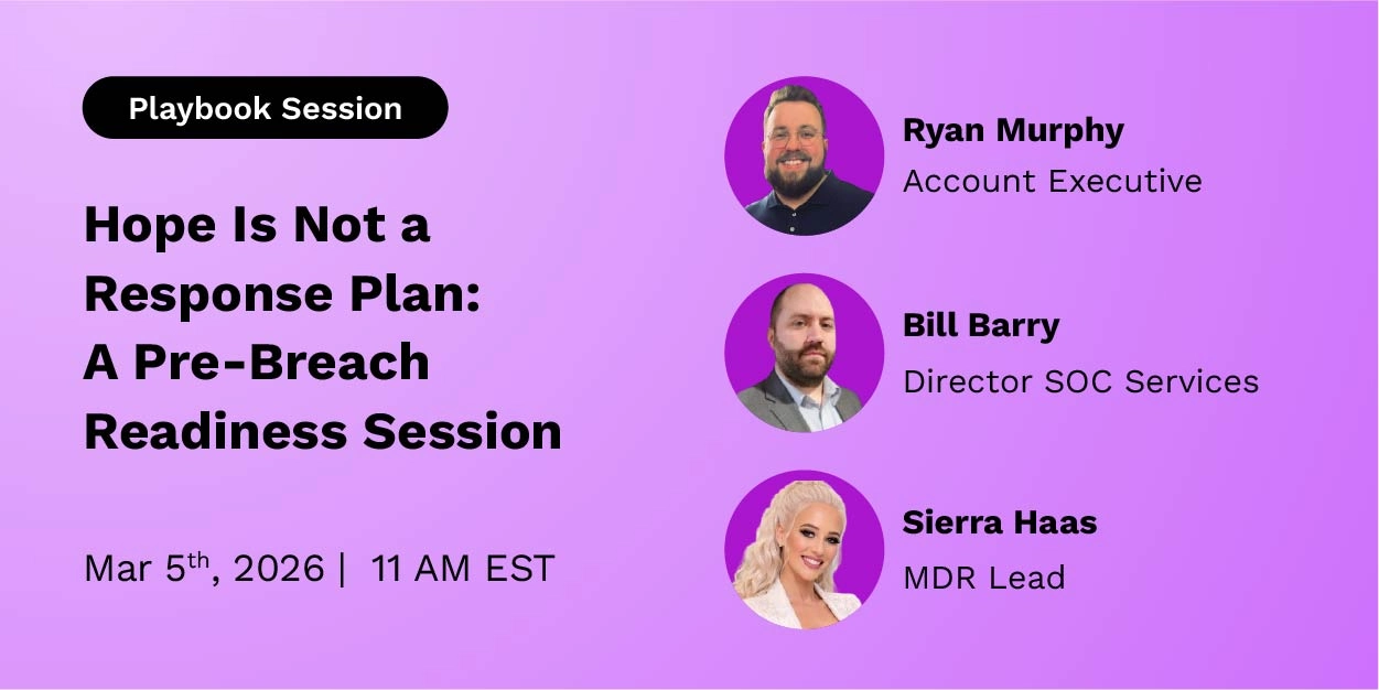 A Pre-Breach Readiness Session