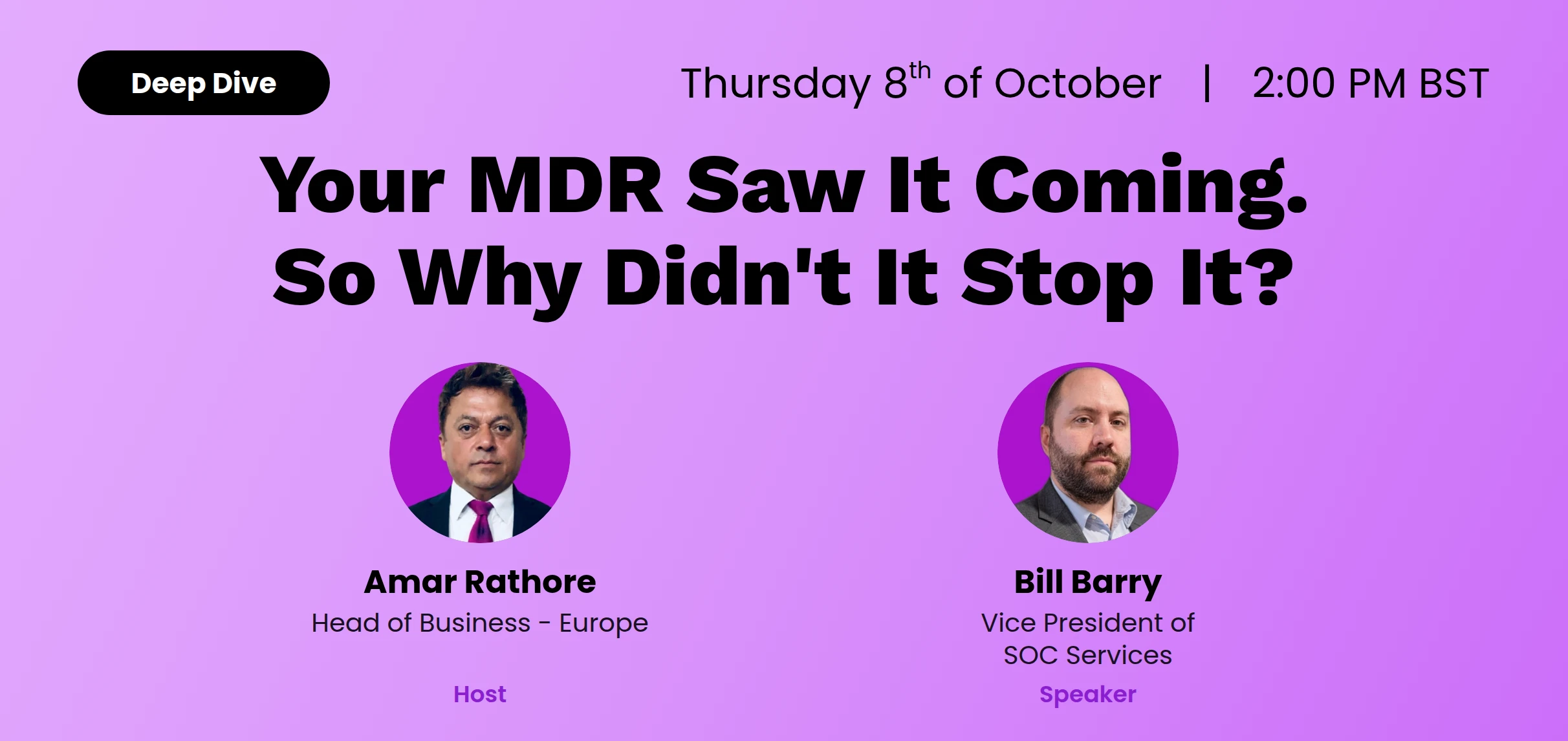 Your MDR Saw It Coming. So Why Didn't It Stop It?