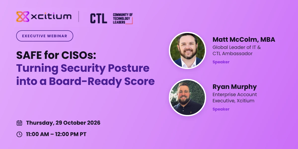SAFE for CISOs: Building a Board-Ready Security Score