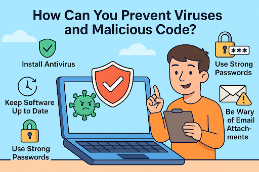 How Can You Prevent Viruses and Malicious Code?