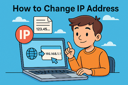 how to change ip address