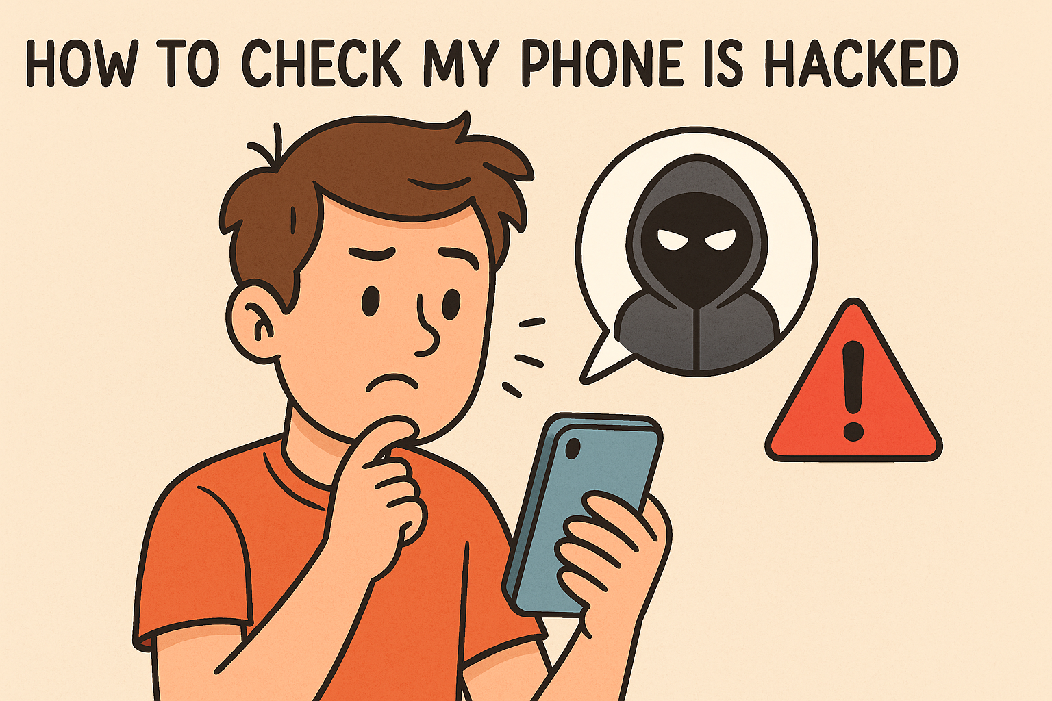 how to check my phone is hacked