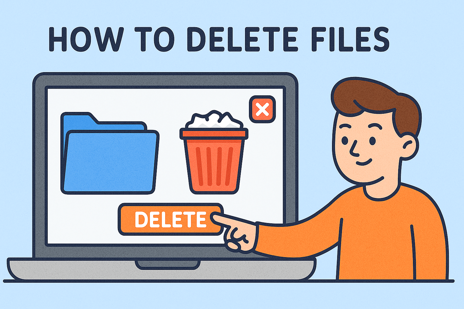 how to delete files