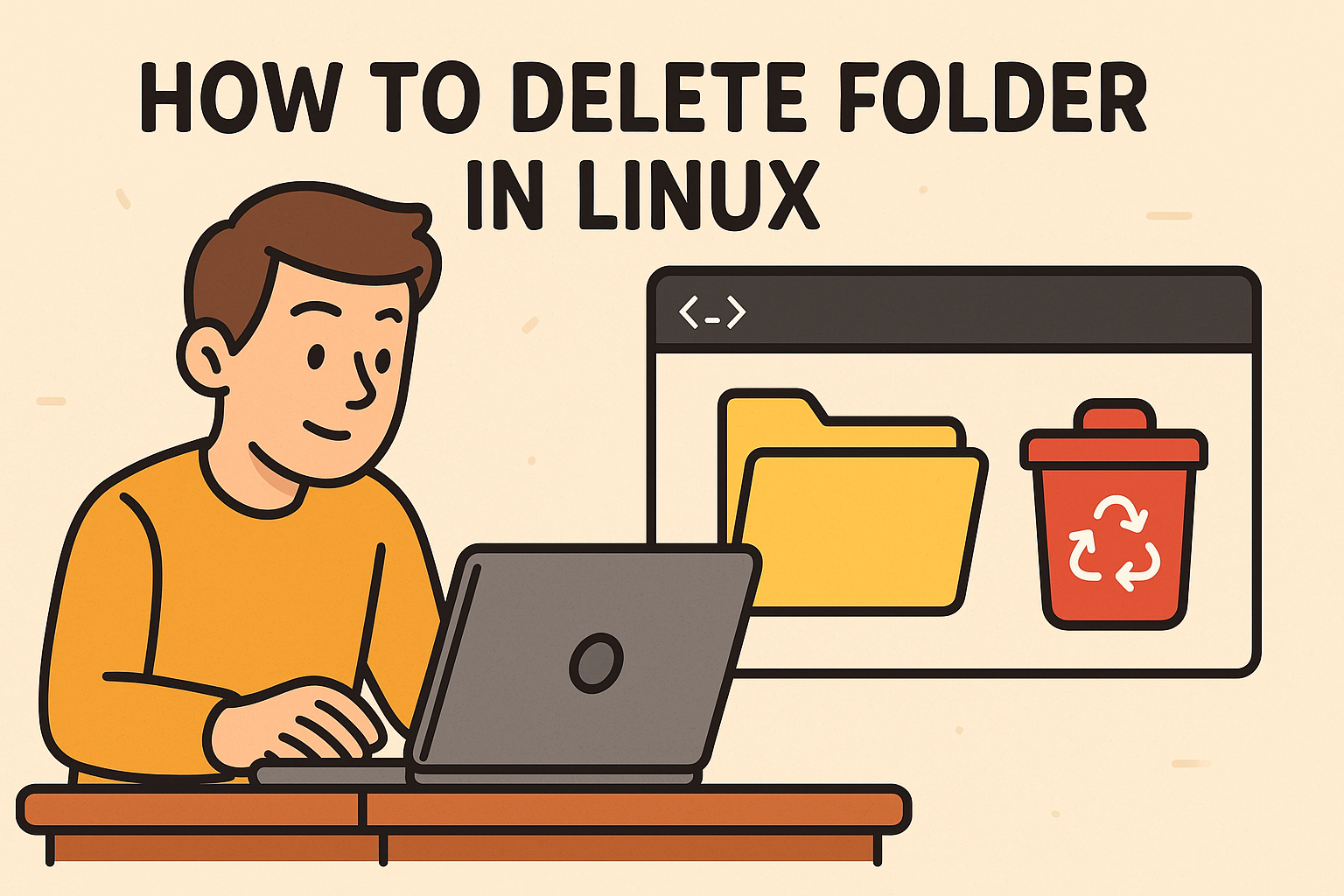 how to delete folder in linux