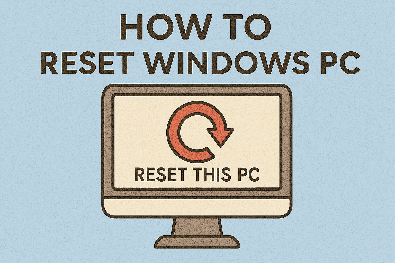 How to Reset Windows PC
