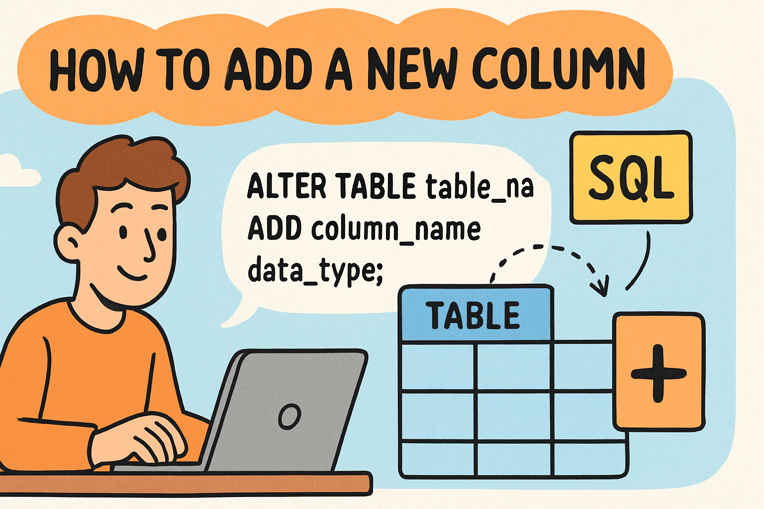 How to Add a New Column on SQL