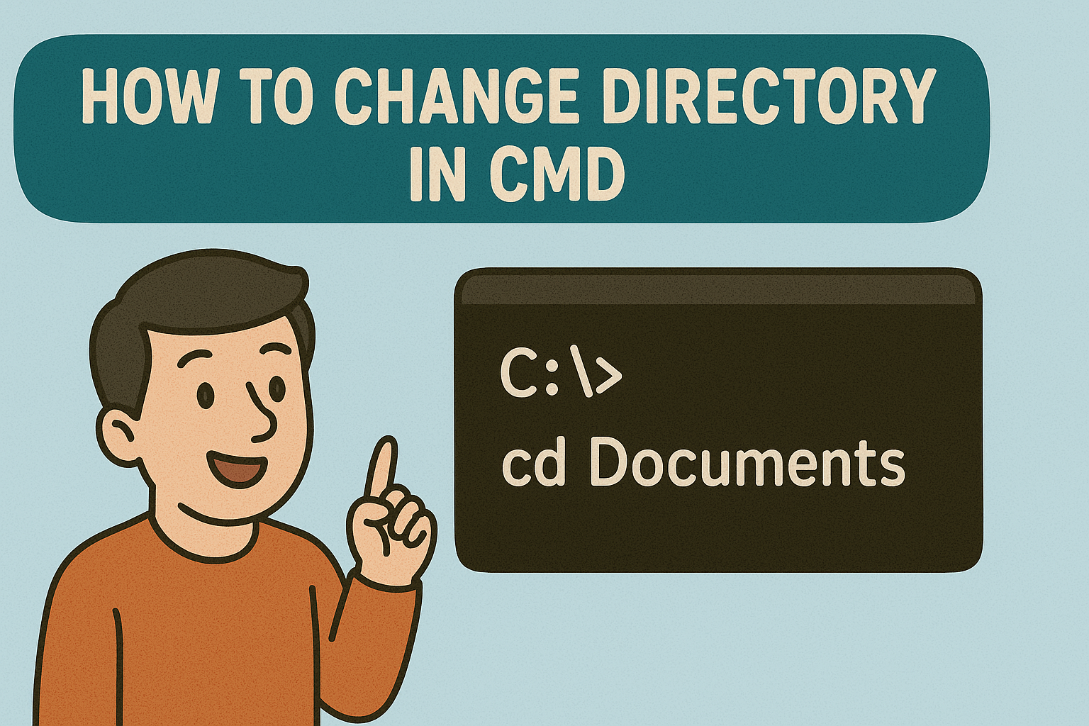 how to change directory in cmd