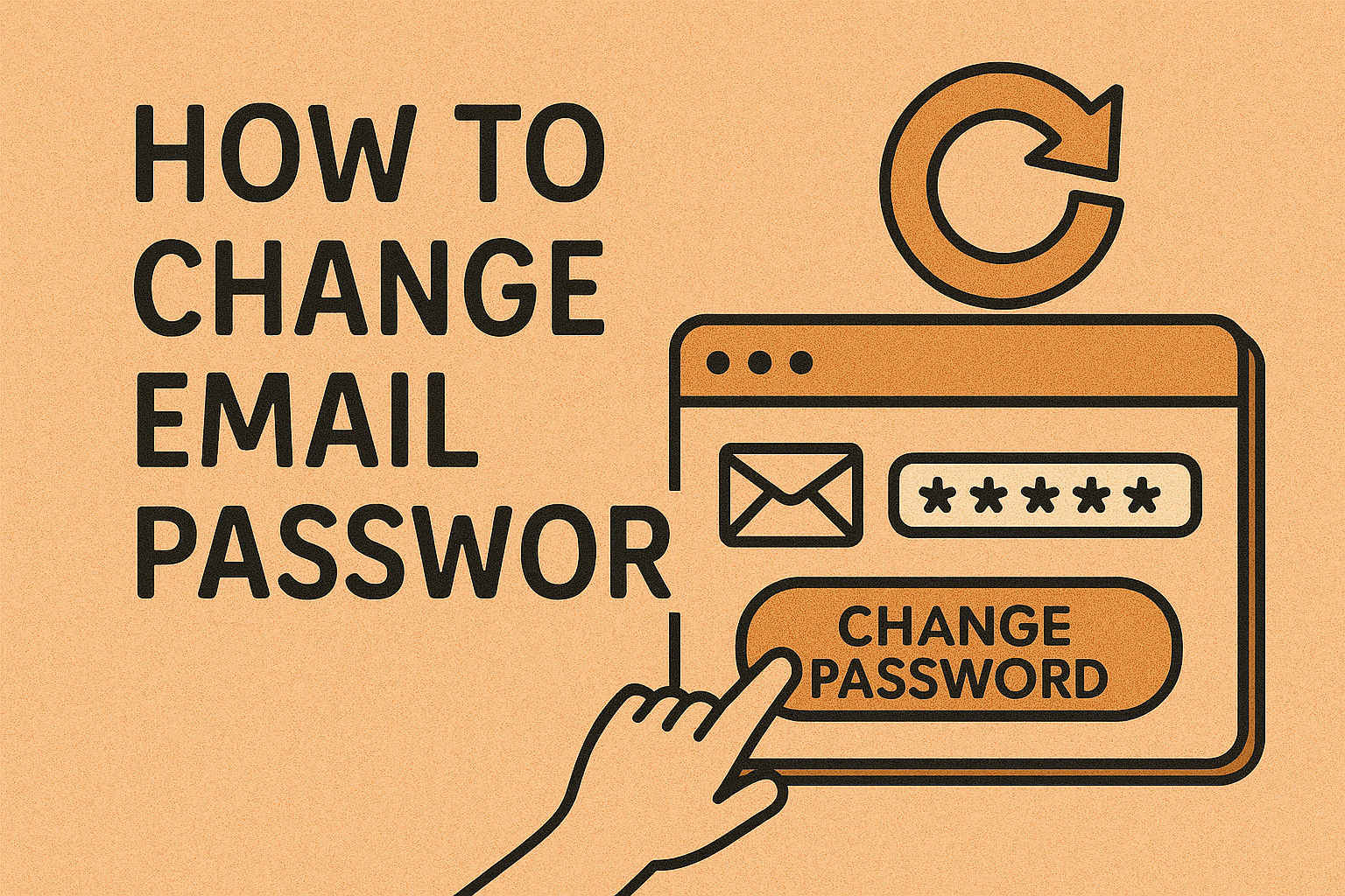 how to change email password
