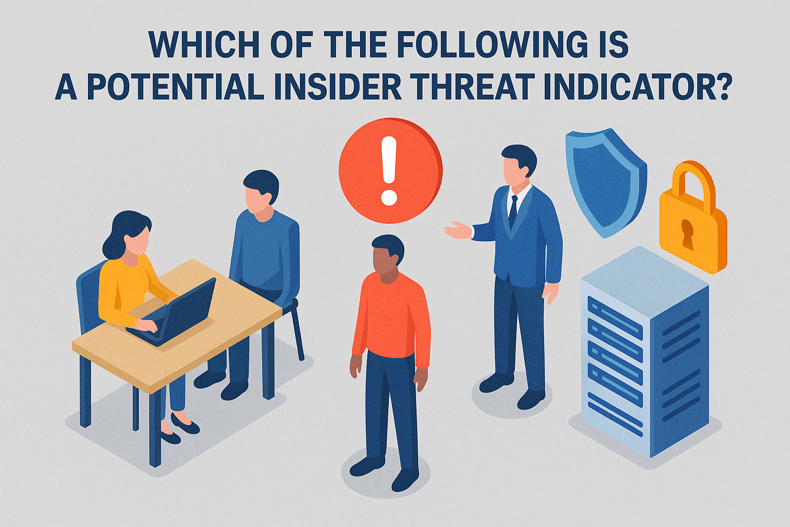 Which of the following is a Potential Insider Threat Indicator