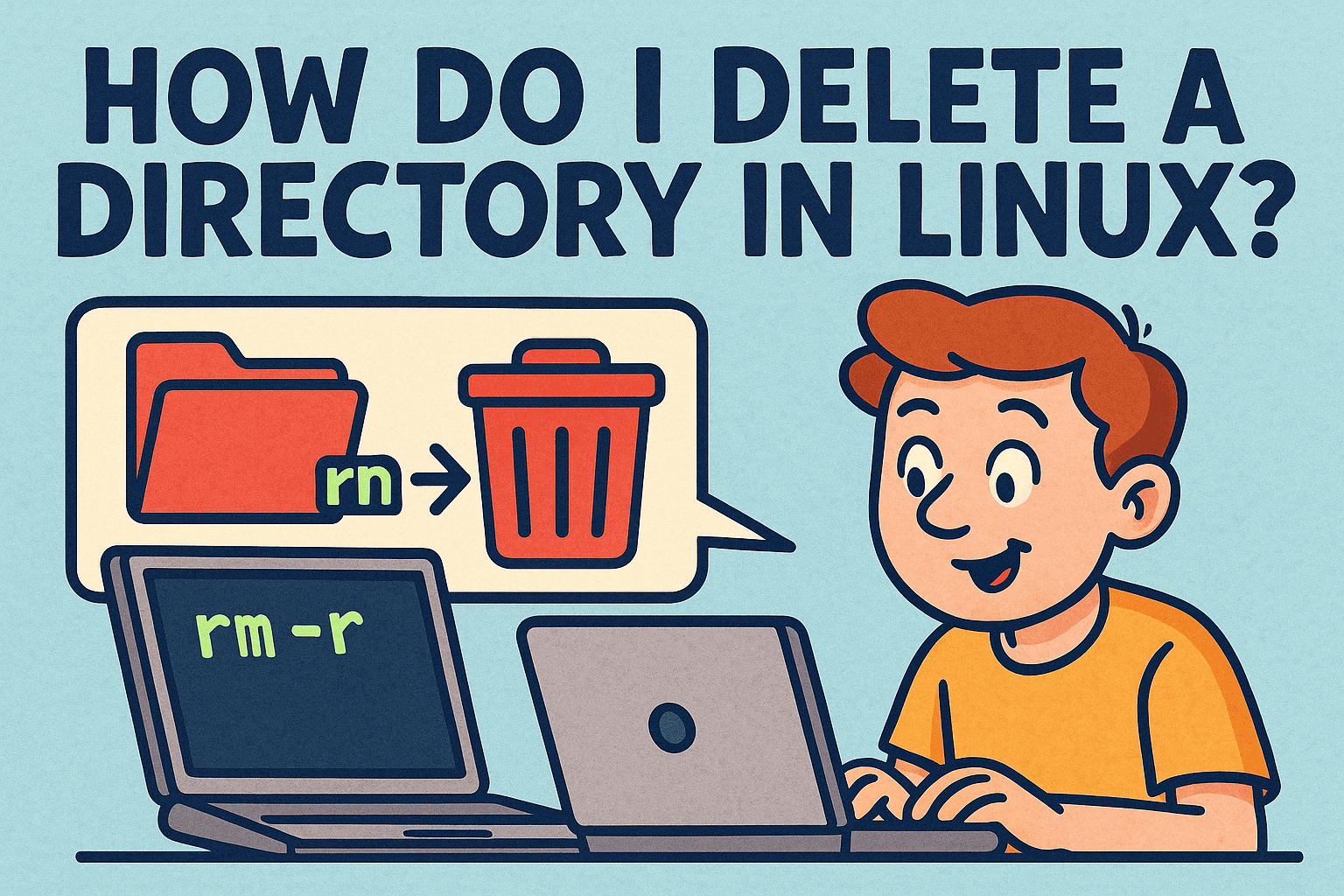 how do i delete a directory in linux