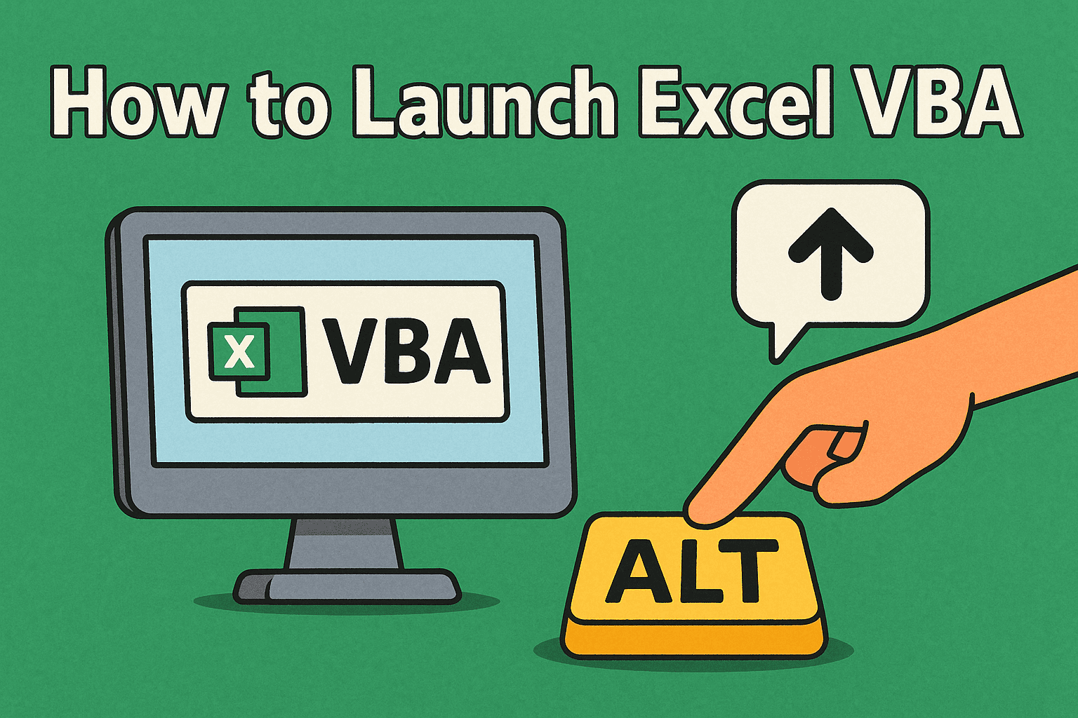 how to launch excel vba
