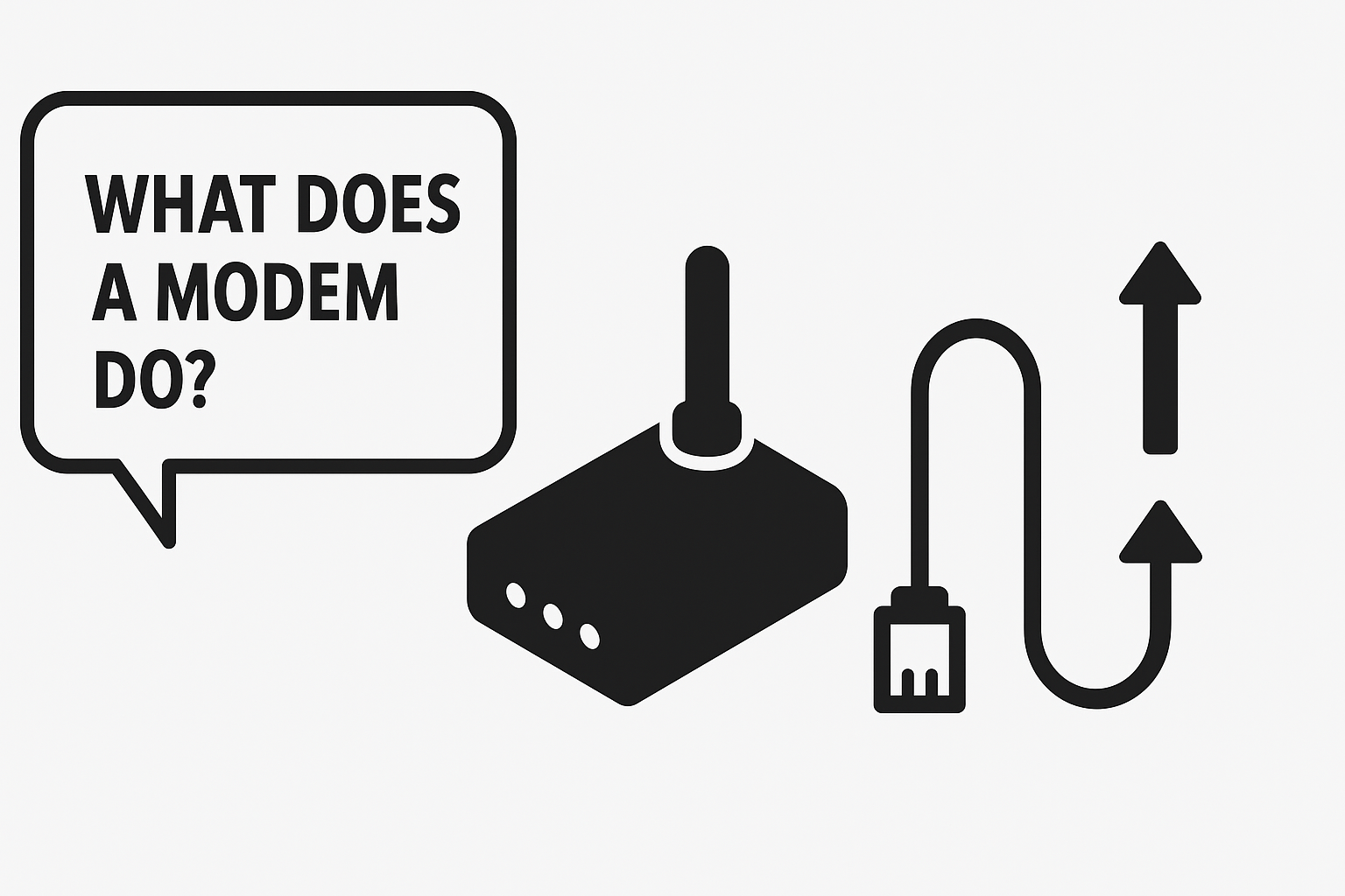 what does a modem do