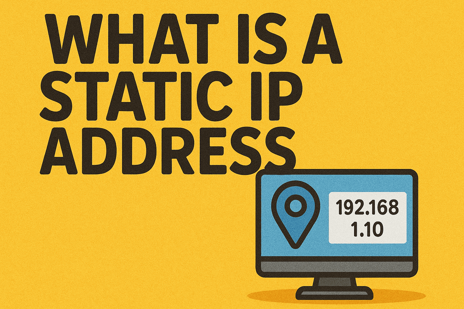 what is a static ip address