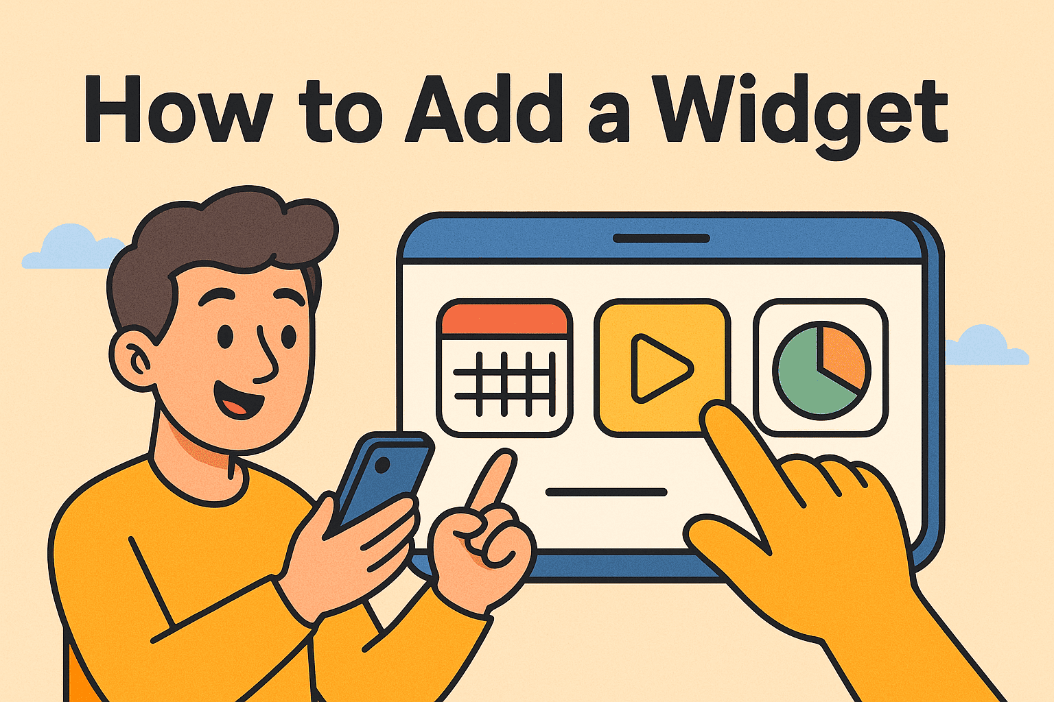 how to add a widget
