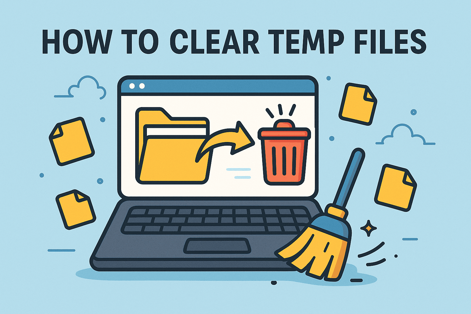 how to clear temp files