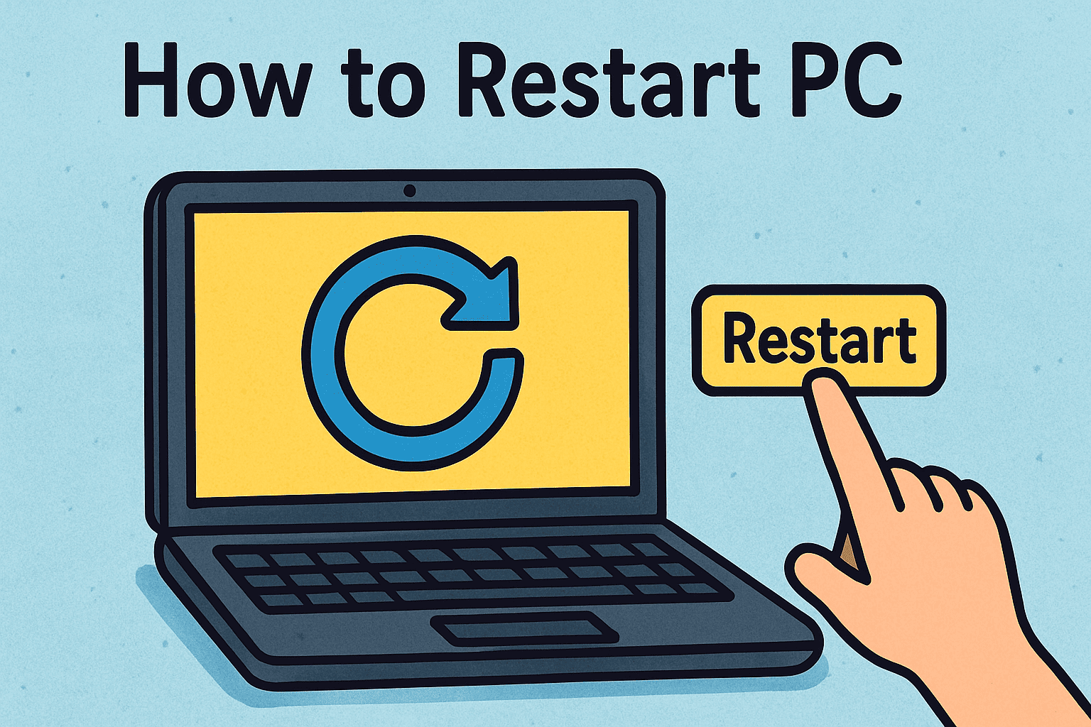 how to restart pc