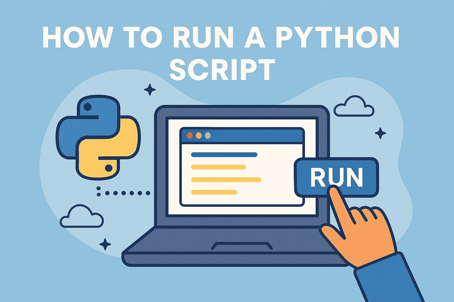 how to run a python script