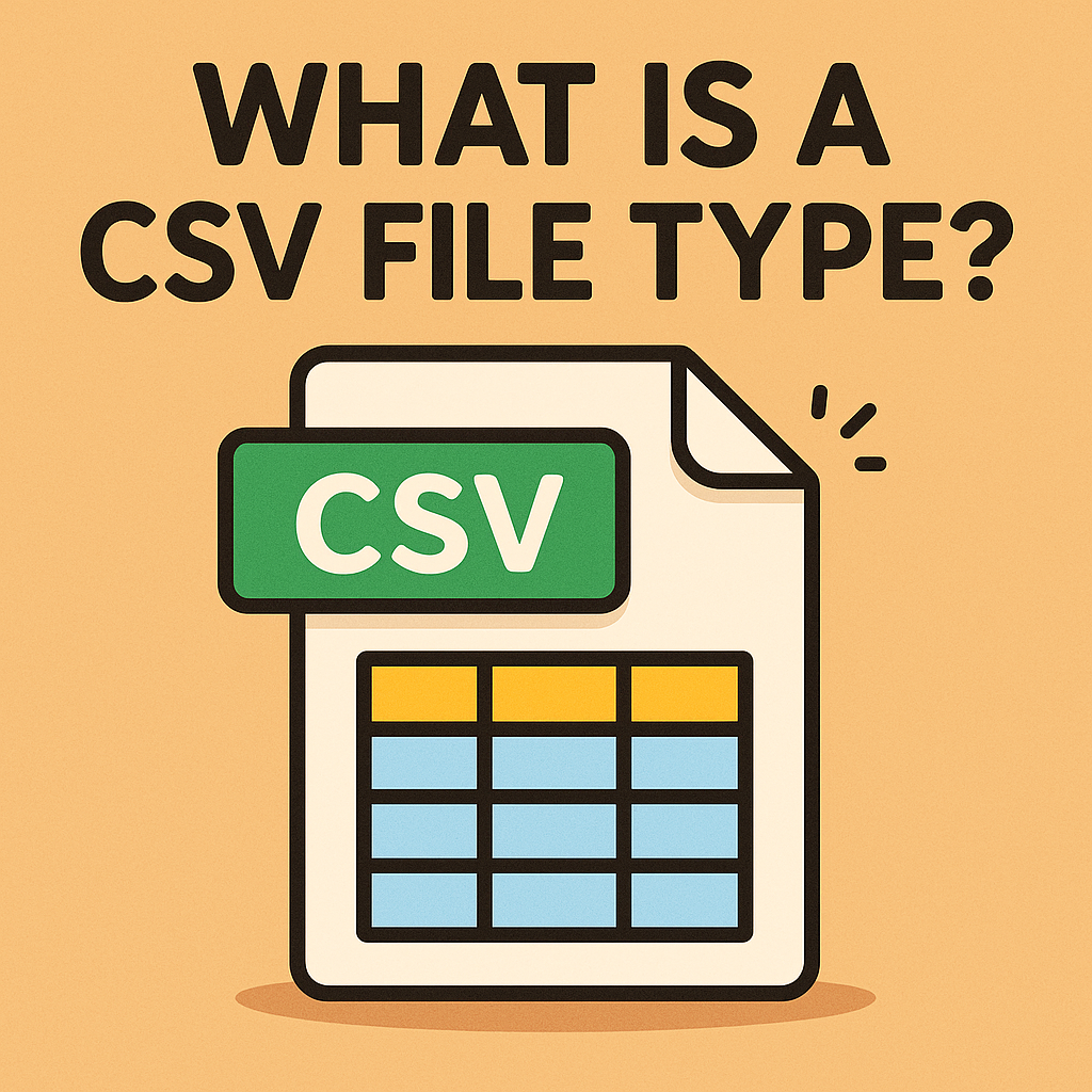 what is a csv file type