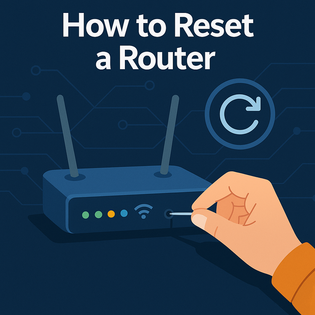 how do i reset a router