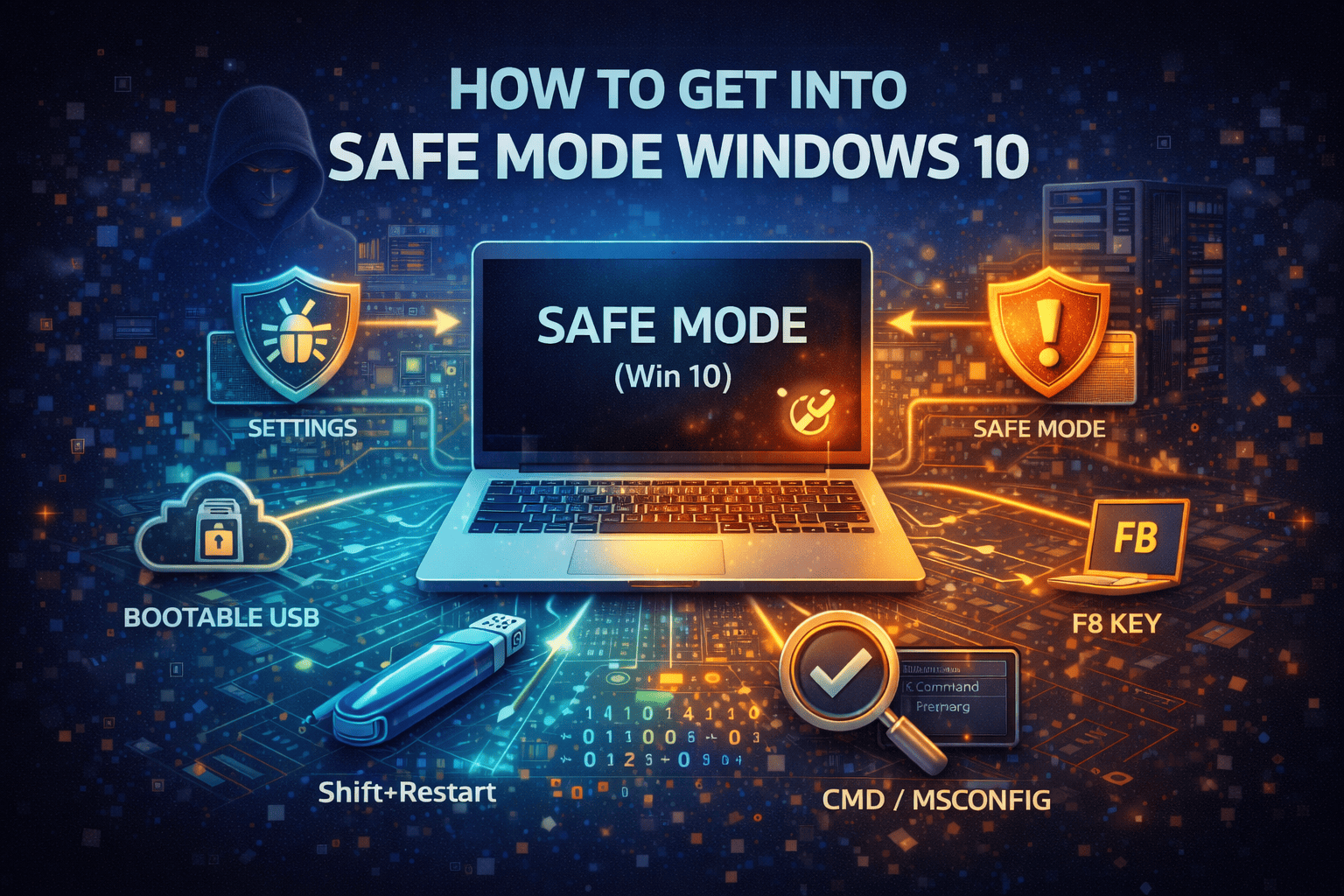 how to get into safe mode windows 10