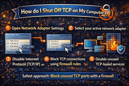 How Do I Shut Off TCP on My Computer? A Complete Security-Focused Guide