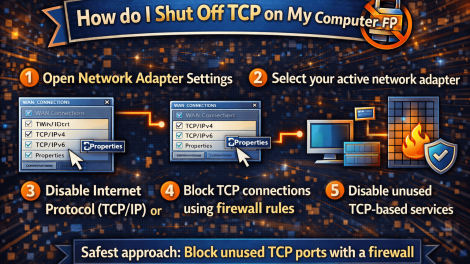 How Do I Shut Off TCP on My Computer? A Complete Security-Focused Guide