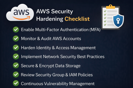 AWS Security Hardening Checklist: A Complete Guide to Securing Your Cloud