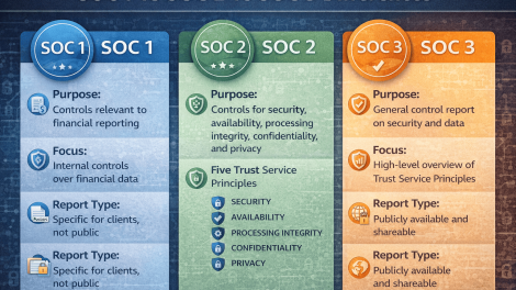 SOC 1 vs SOC 2 vs SOC 3 Differences