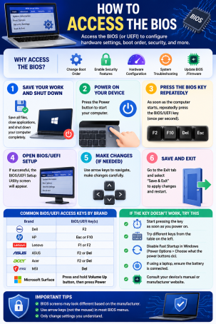 How to Access the BIOS
