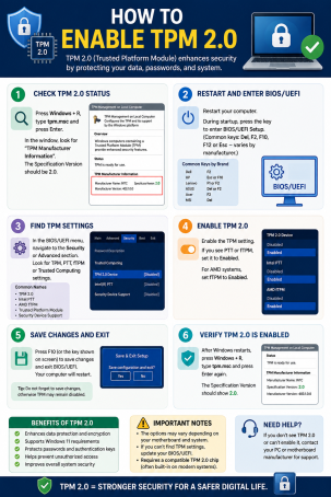 How to Enable TPM 2.0