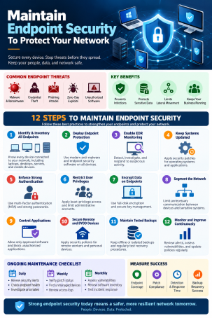 Maintain Endpoint Security To Protect Your Network
