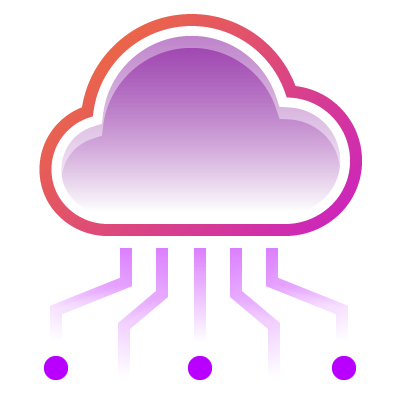 Icon Purple Cloud